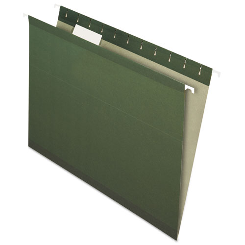 Pendaflex Pendaflex Earthwise Reinforced Recycled Letter Hanging File Folders  Green  25/Box
