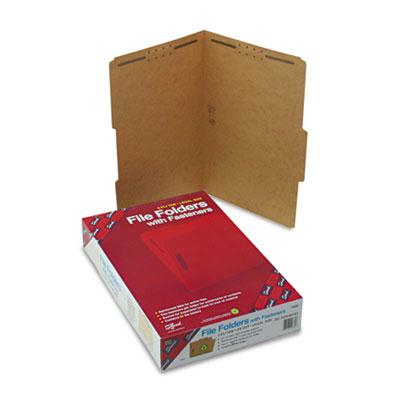 Smead Smead 2/5 Cut Right Tab 2-Fastener Legal File Folder  Kraft  50/Box