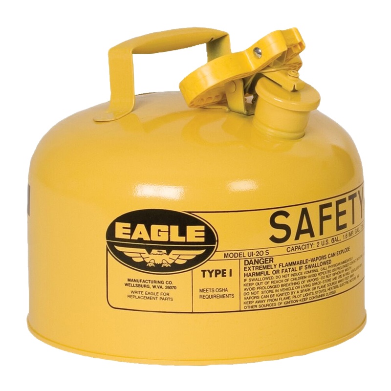 Eagle Eagle Type I 2 Gallon Galvanized Steel Metal Safety Can