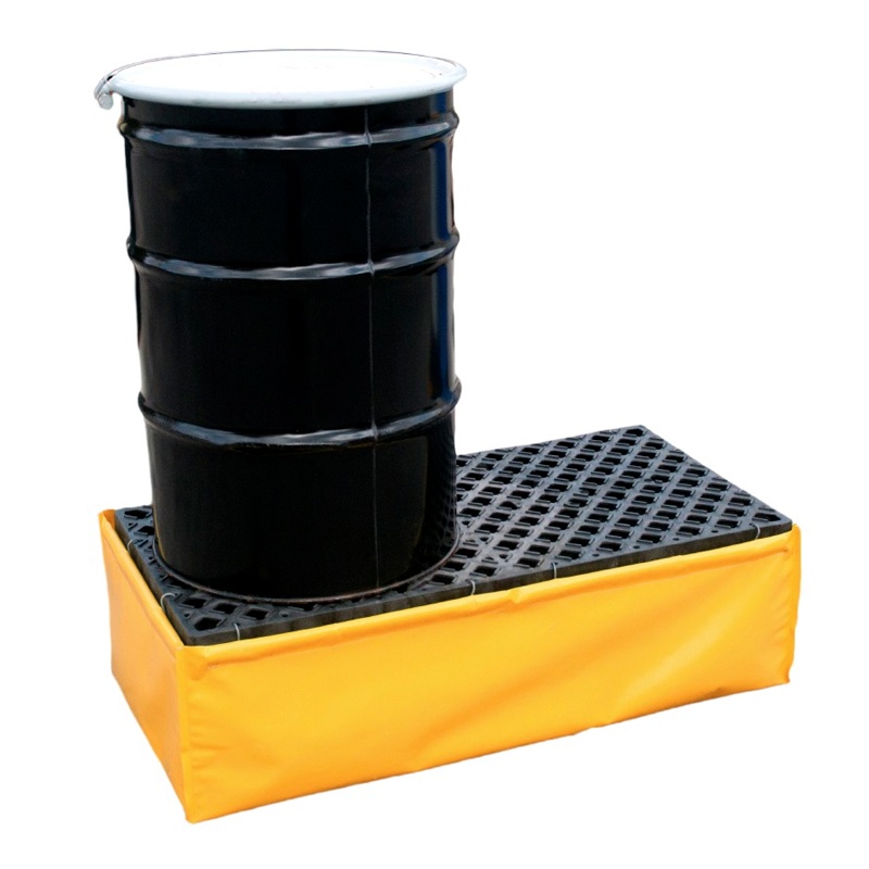 Ultratech 1340 P2 Flexible 24" W X 48" L Spill Containment 2-drum Deck Pallet Without Drain 66 Gal