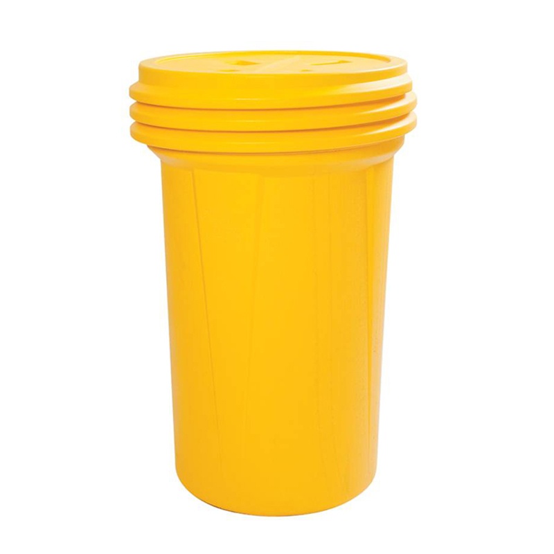 Eagle 1657 Screw Lid Polyethylene Overpack Spill Containment Drum 55 Gal Yellow