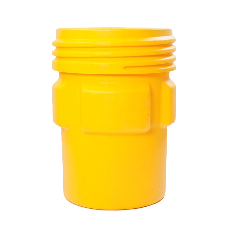 Eagle 1690 Screw Lid Polyethylene Overpack Spill Containment Drum 95 Gal Yellow
