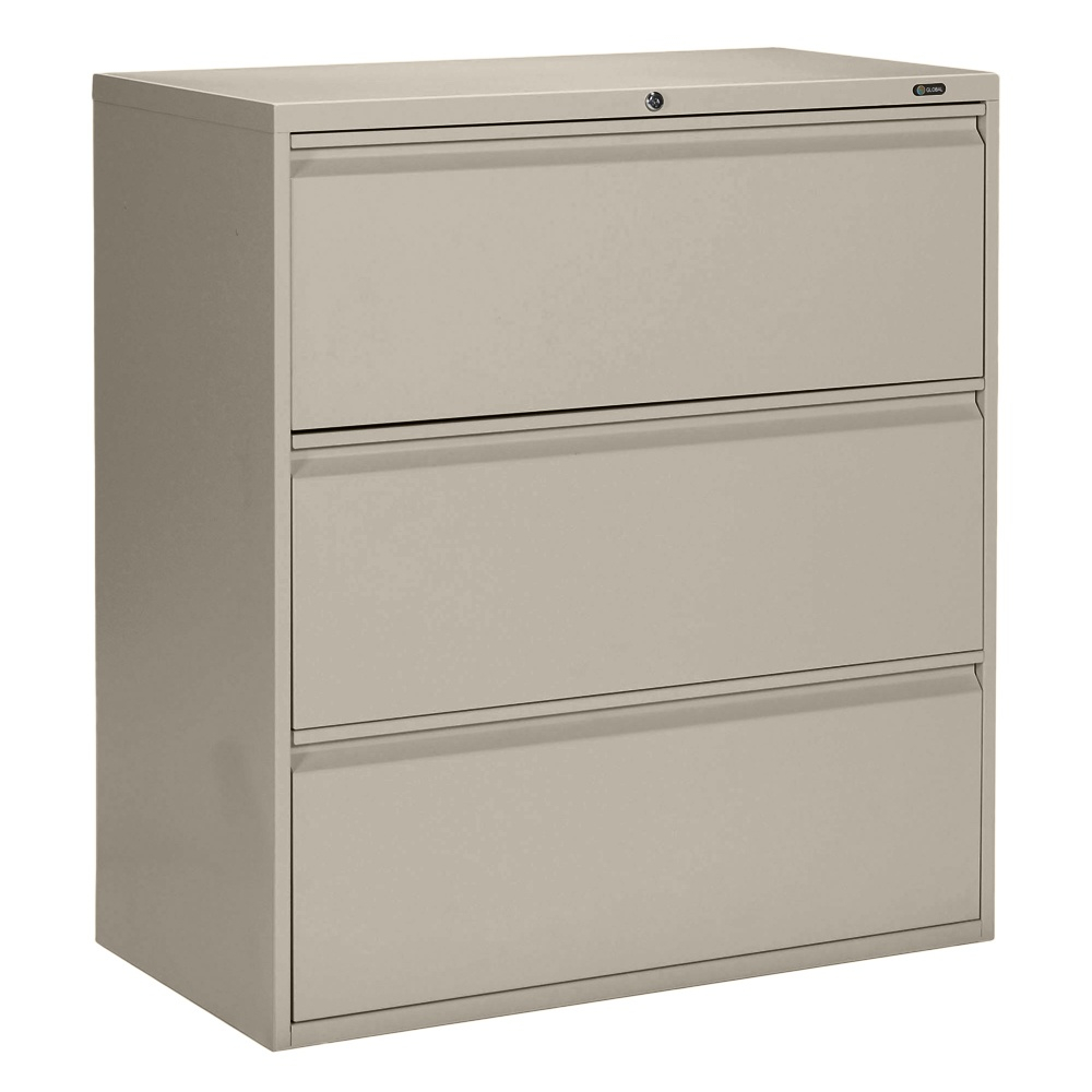 Global 1900 Plus 1930p-3f12 3-drawer 30" Wide Lateral File Cabinet Letter & Legal
