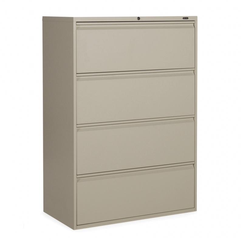Global 1900 Plus 1930p-4f12 4-drawer 30" Wide Lateral File Cabinet Letter & Legal