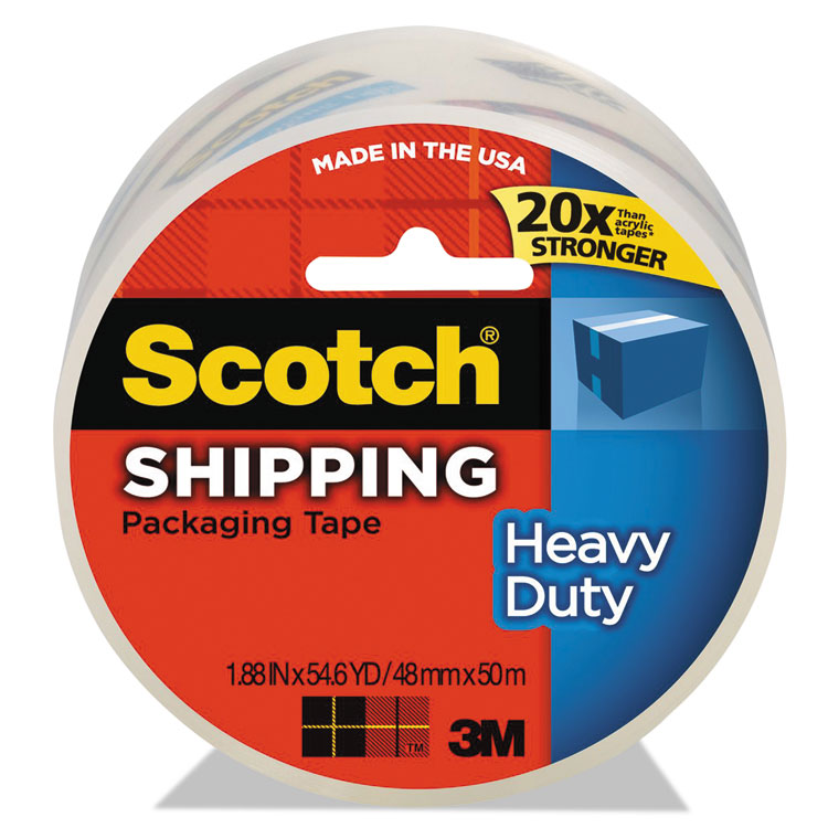 Scotch 1.88" X 54.6 Yds Clear Heavy-duty Packaging Tape 3" Core