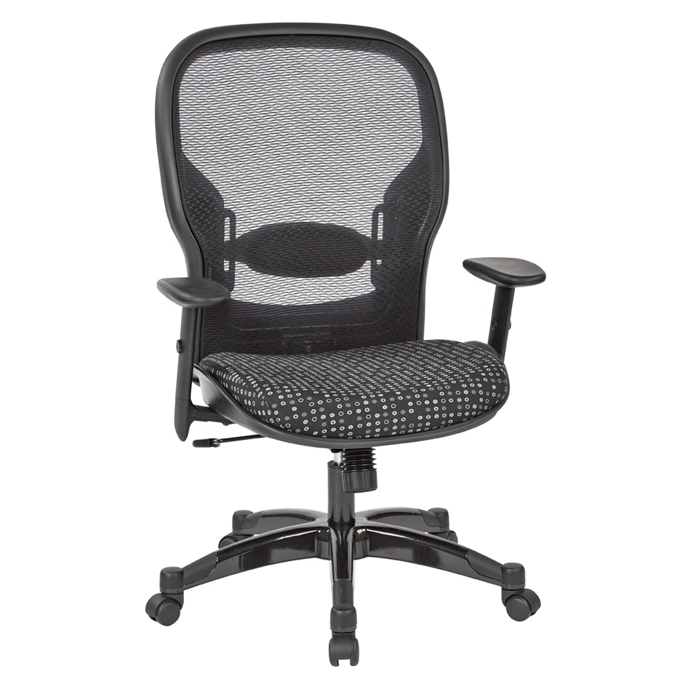 Office Star Space Seating Airgrid Mesh Mid-back Fabric Managers Chair