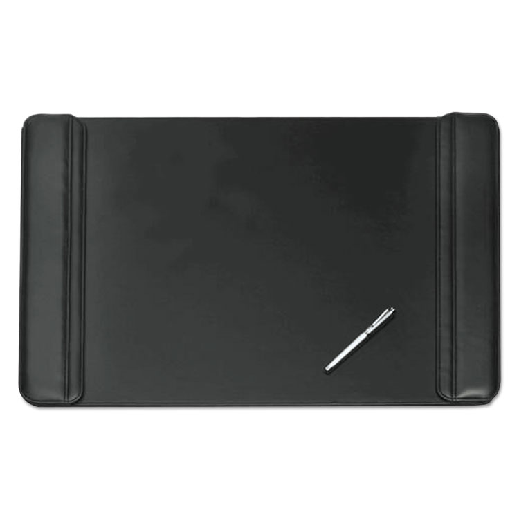 Artistic 20" X 36" Sagamore Desk Pad With Flip-open Side Panels Black