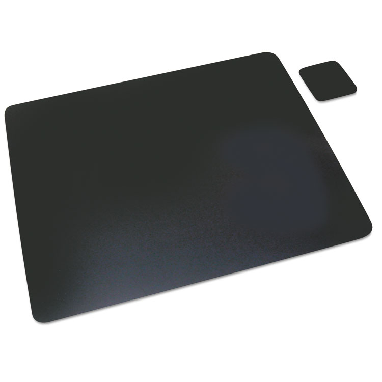 Artistic 24" X 19" Leather Desk Pad Black