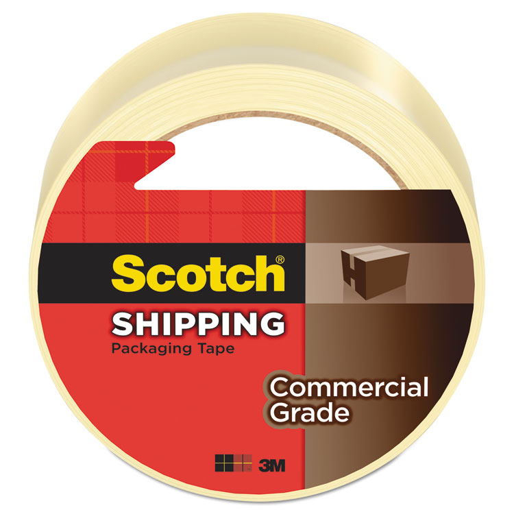 Scotch 1.88" X 54.6 Yds Clear Commercial Grade Packaging Tape 3" Core