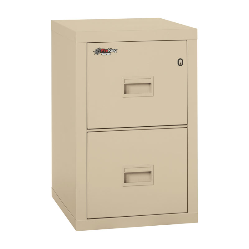 Fireking Turtle 2-drawer 22" Deep 1-hour Rated Fireproof File Cabinet Letter & Legal