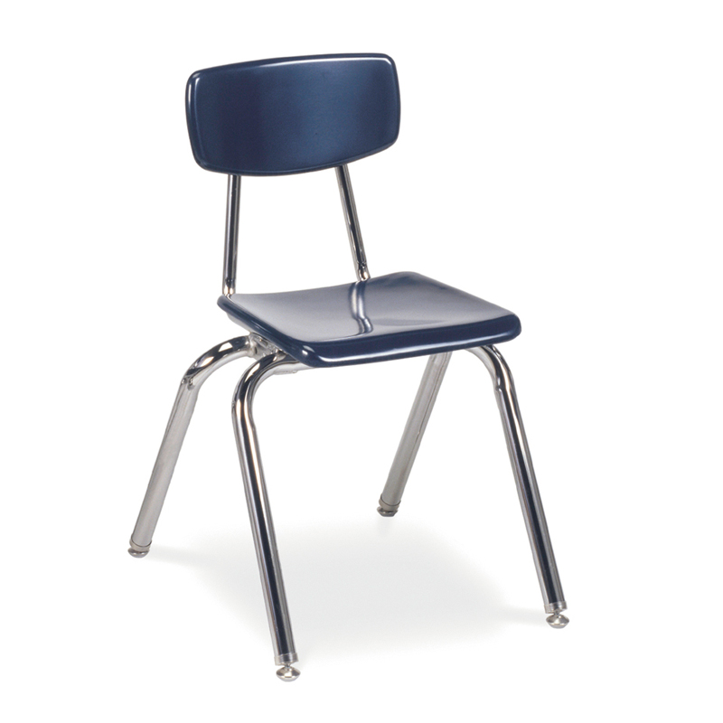 Virco 3000 Series 16" H Plastic Classroom Stacking Chair 4-pack