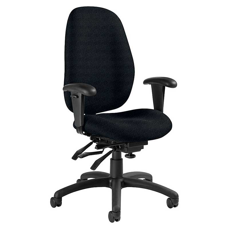 Global Malaga 3140-3 Multi-tilter Fabric High-back Executive Office Chair