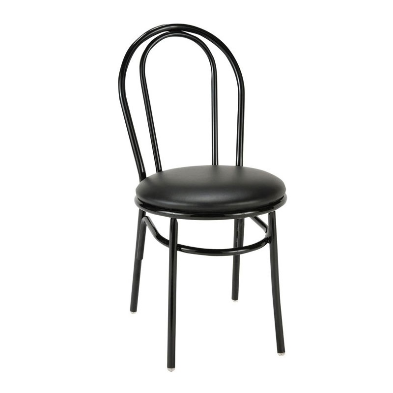 Kfi Seating 3210-sb Rounded-back Vinyl Cafe Chair