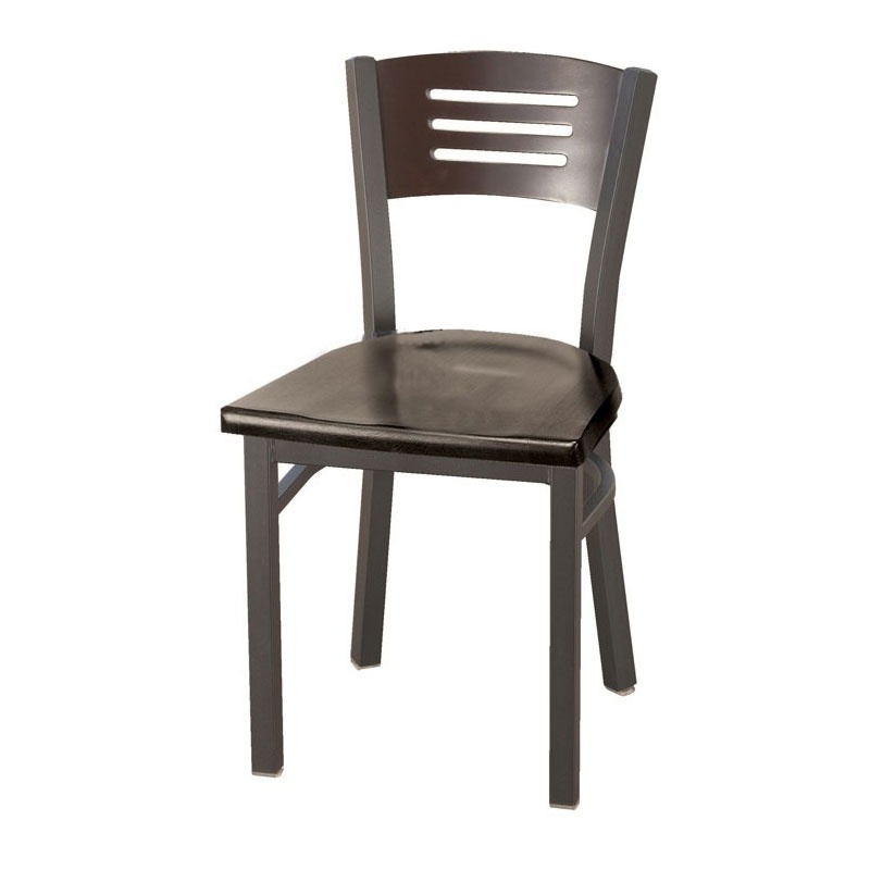 Kfi Seating 3315b Wood Mid-back Cafe Chair