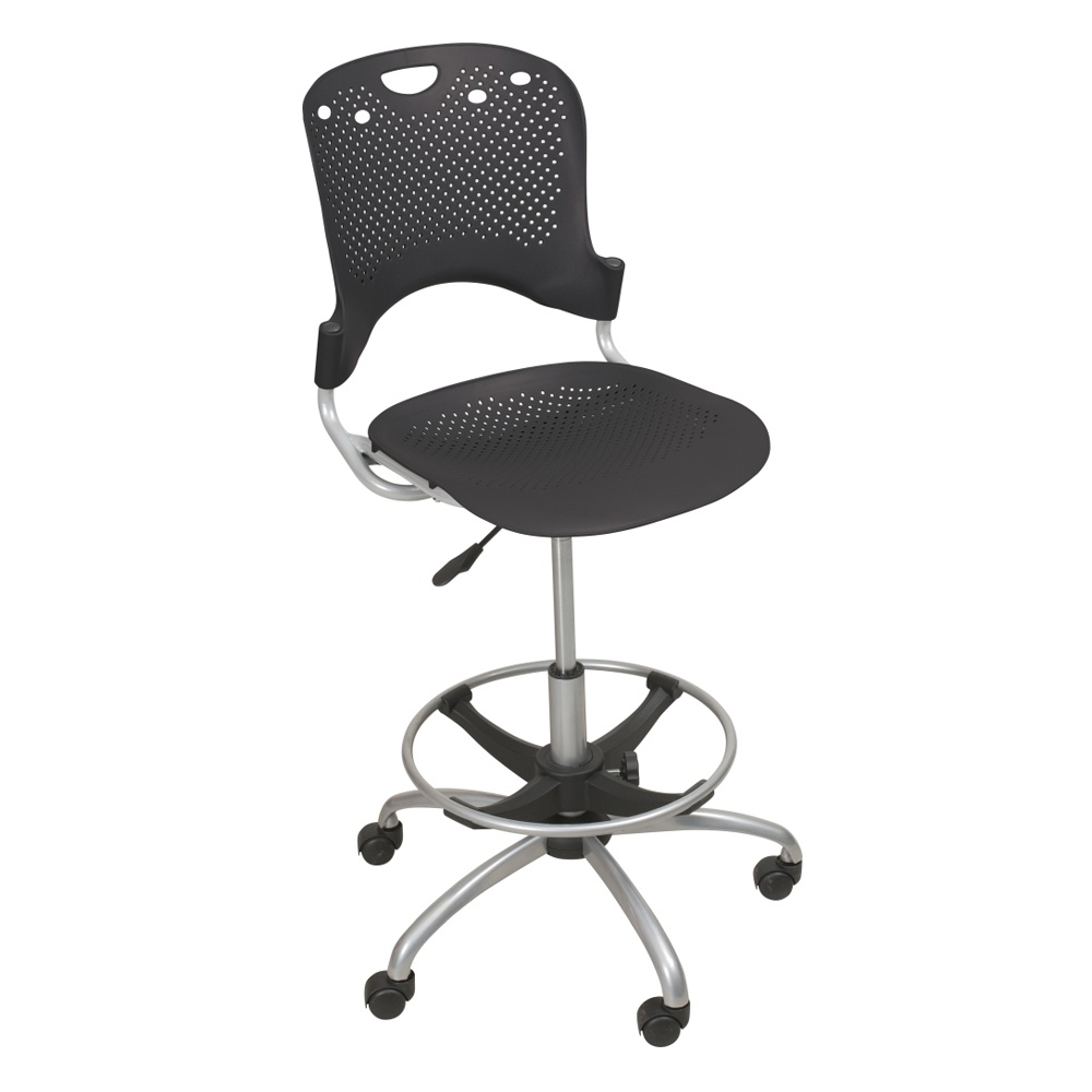 Balt Circulation Poly Plastic Task Drafting Stool With Footring