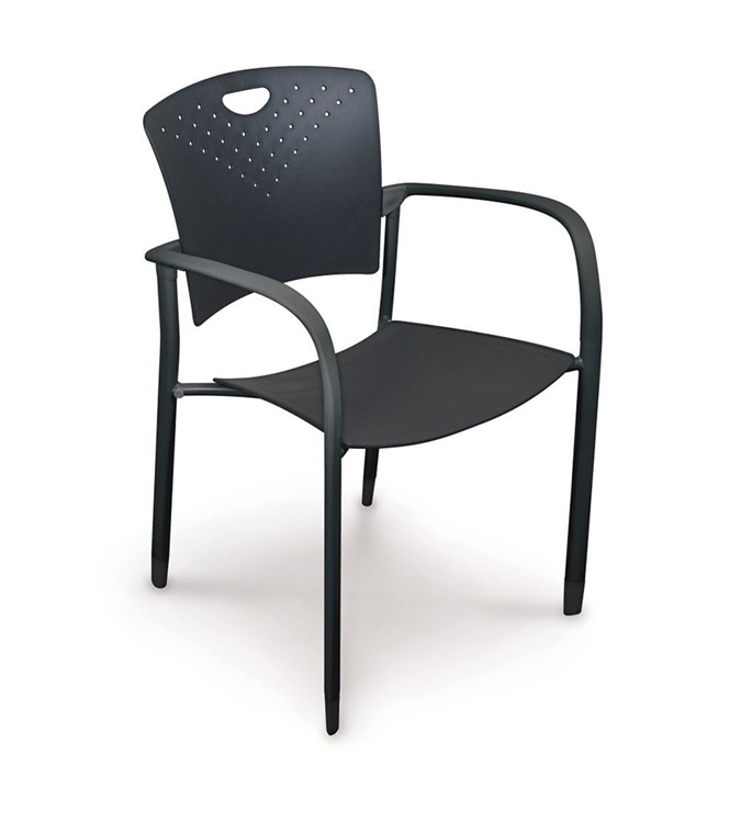 Balt Oui Poly Plastic Stacking Guest Chair 2-pack