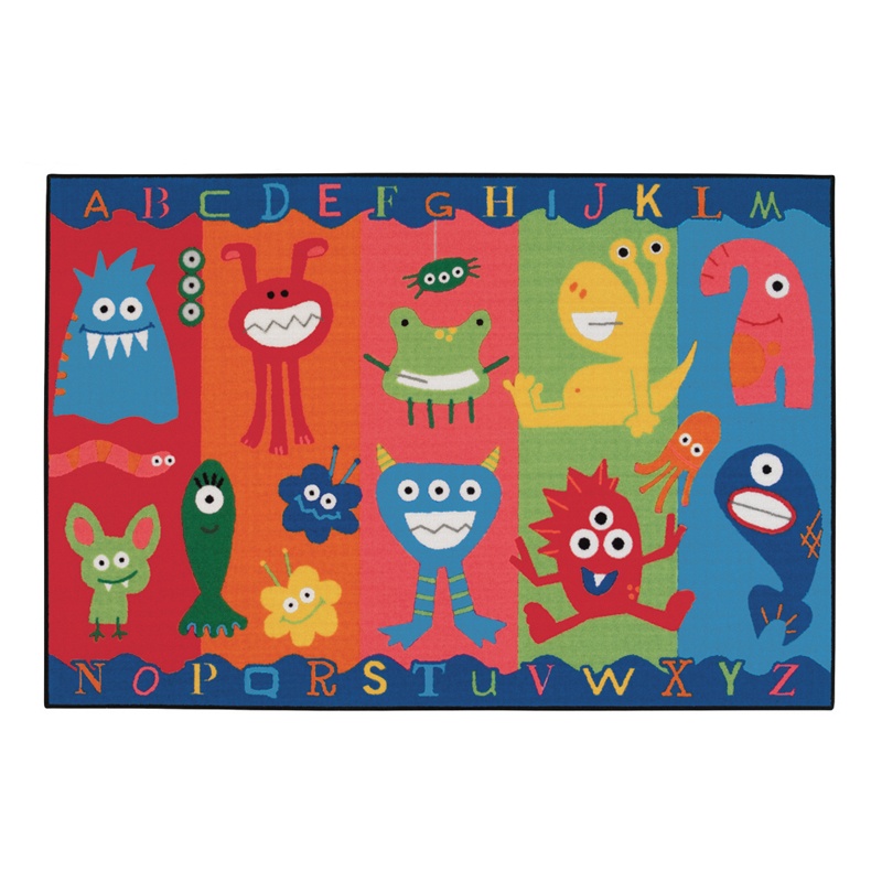 Carpets For Kids Alphabet Monsters Rectangle Classroom Rug
