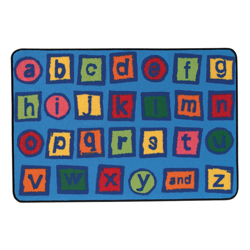 Carpets For Kids Alphabet Blocks Rectangle Classroom Rug