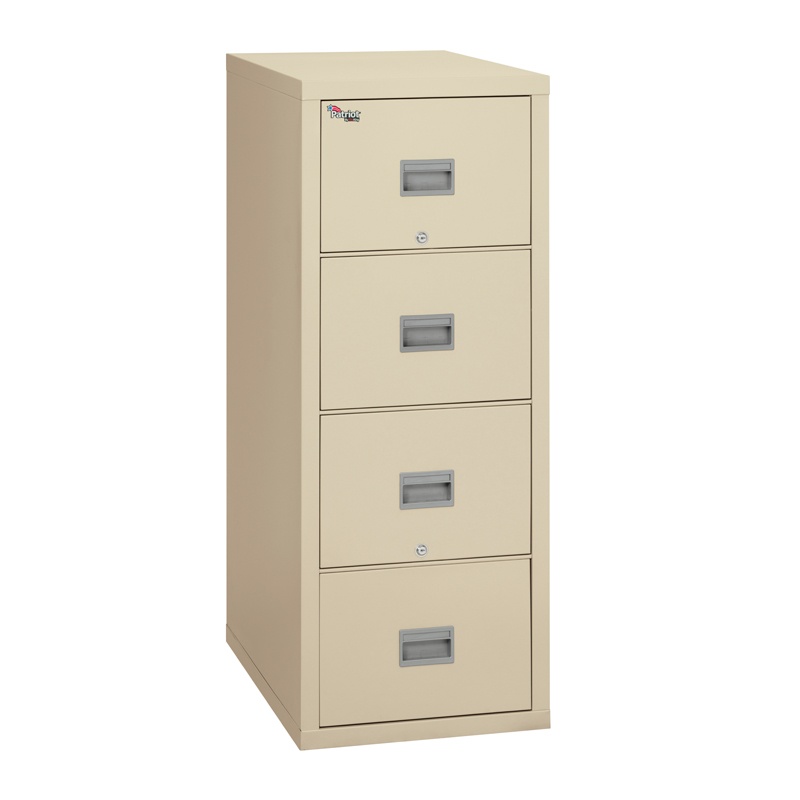 Fireking Patriot 4-drawer 25" Deep 1-hour Rated Fireproof File Cabinet Letter & Legal