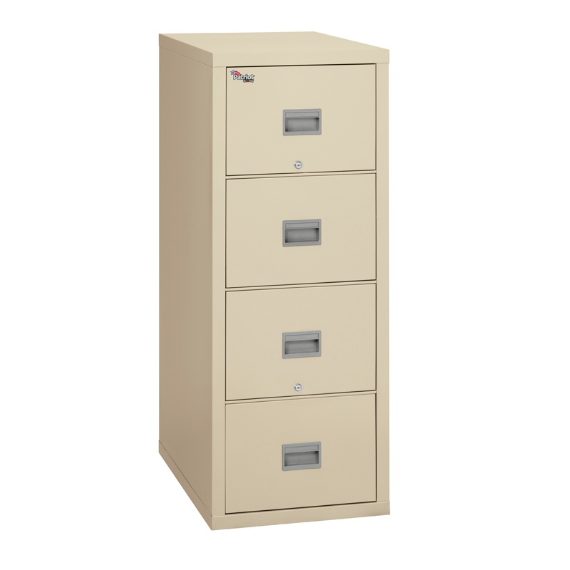 Fireking Patriot 4-drawer 31" Deep 1-hour Rated Fireproof File Cabinet Legal