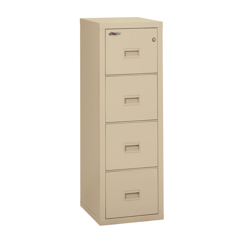 Fireking Turtle 4-drawer 22" Deep 1-hour Rated Fireproof File Cabinet Letter & Legal
