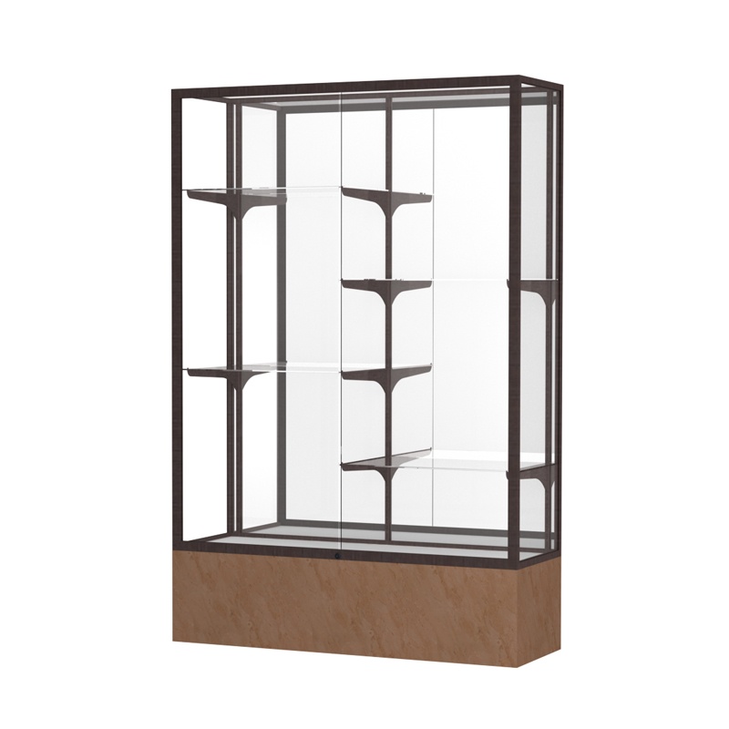 Waddell Monarch 571 Series Lighted Floor Display Case 48"w X 72"h X 16"d