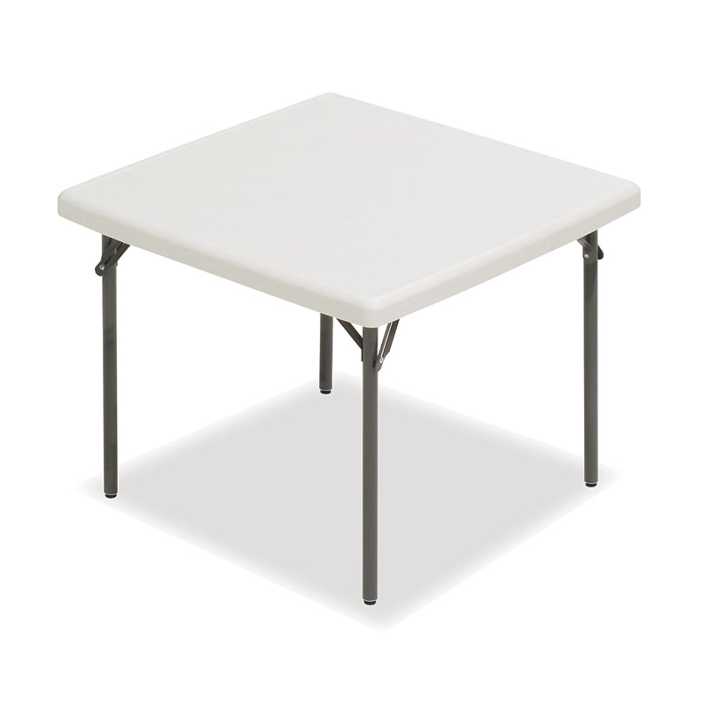 Iceberg Indestructable Too 37" Square Plastic Folding Table