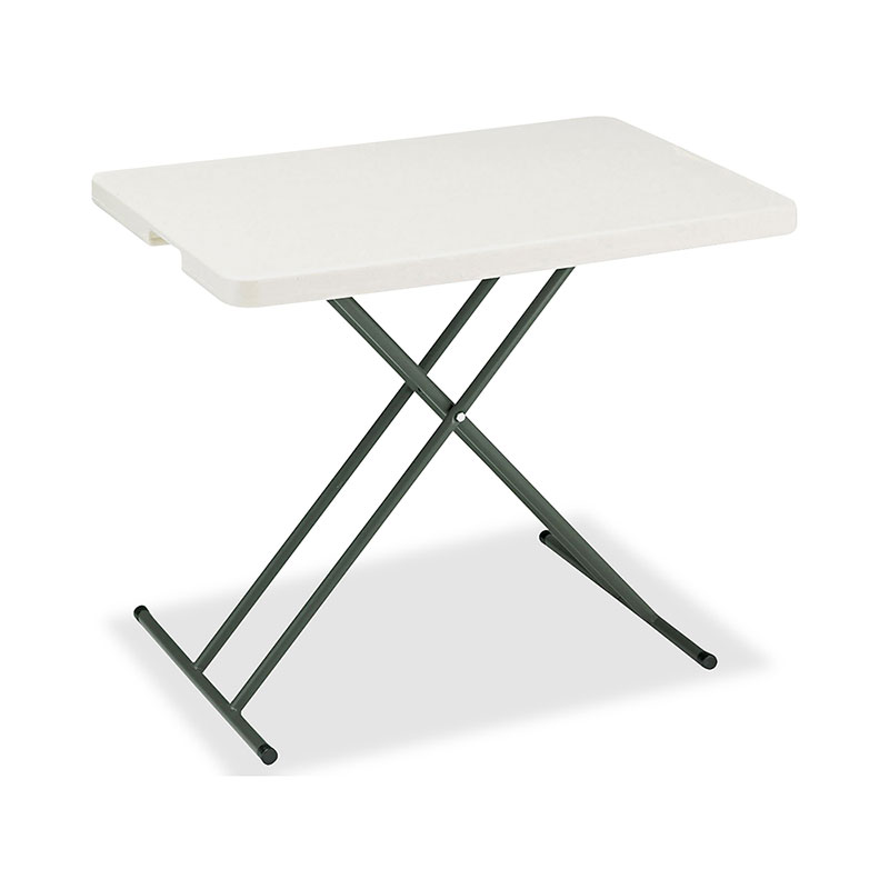 Iceberg Indestructable Too 30" W X 20" D Personal Plastic Folding Table
