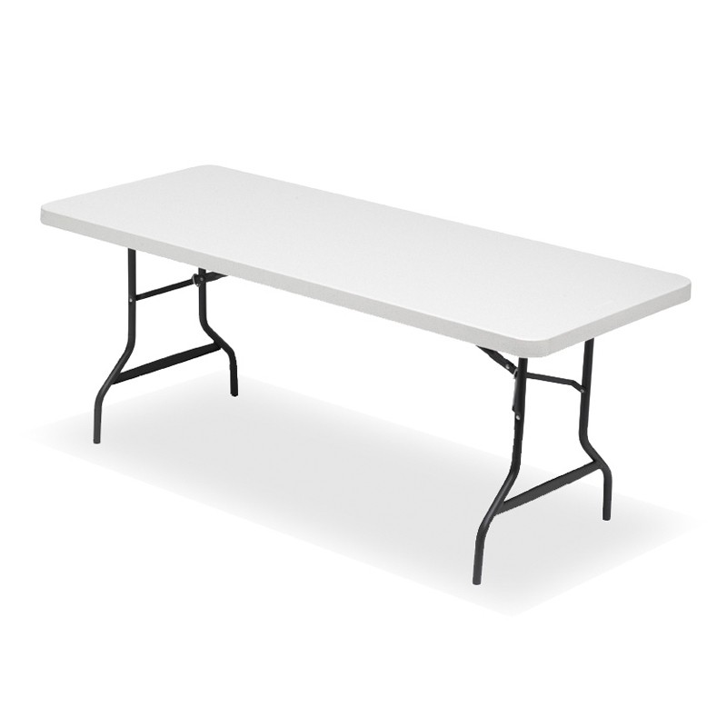 Iceberg Indestructable Too 72" W X 30" D Plastic Folding Banquet Table