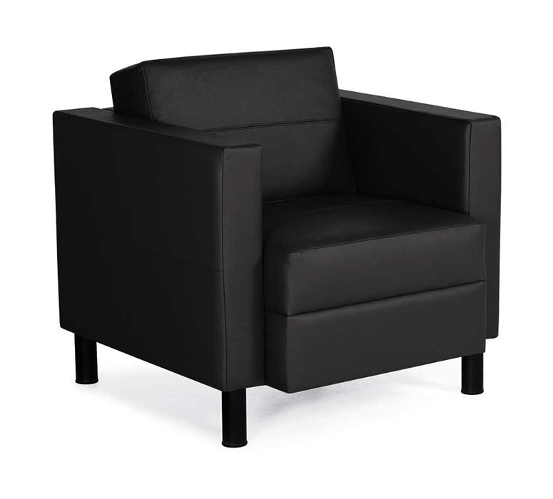 Global Citi 7875 Commercial Faux Leather Lounge Club Chair
