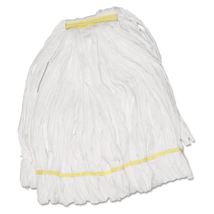 Boardwalk Large Looped-end Mop Head White Pack Of 12