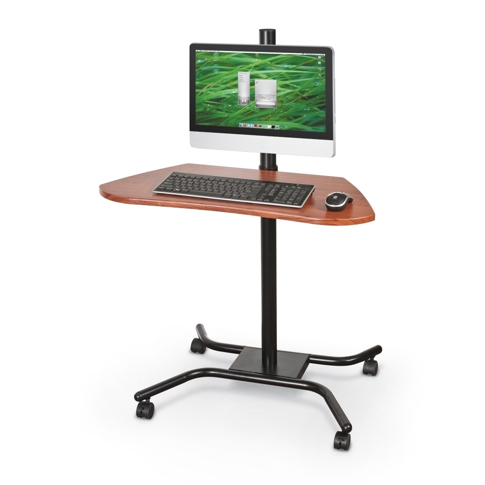 Balt Wow Flexi-desk 90329 Lever 46.5" Height Adjustable Mobile Workstation