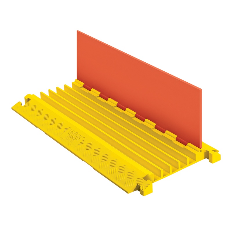 Checkers 5-channel 1.3" Linebacker Cable Protector In Orange/yellow