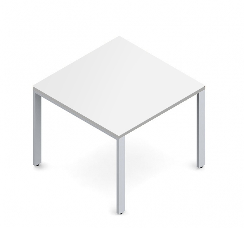 Global Princeton Pn363629 36" W X 36" D Square Utility Table White