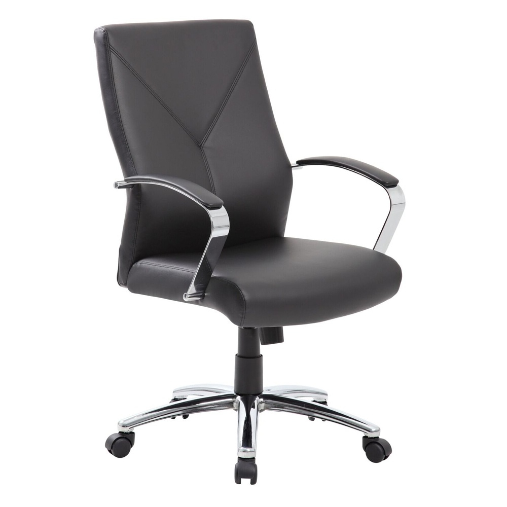 Boss B10101 Leatherplus High-back Executive Office Chair