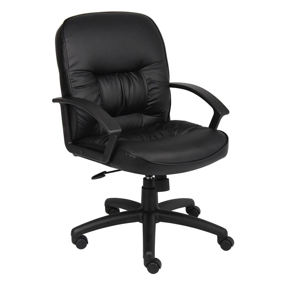 Boss B7306 Leatherplus Mid-back Executive Office Chair