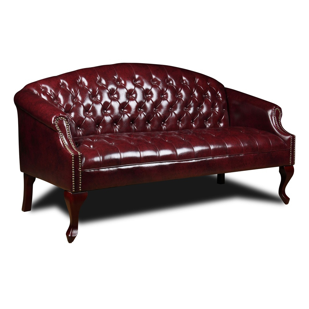 Boss Br99803-by Classic Traditional Button-tufted Vinyl Sofa