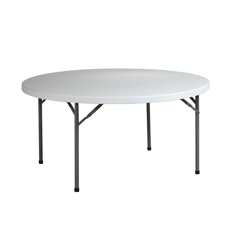 Office Star 60" Round Multi-purpose Resin Folding Table