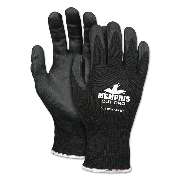 Memphis Cut Pro 92720nf Gloves X-large Black Hppe/nitrile Foam