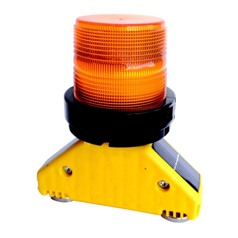 Checkers Safety Group Type D Magnetic Base Solar Barricade Light