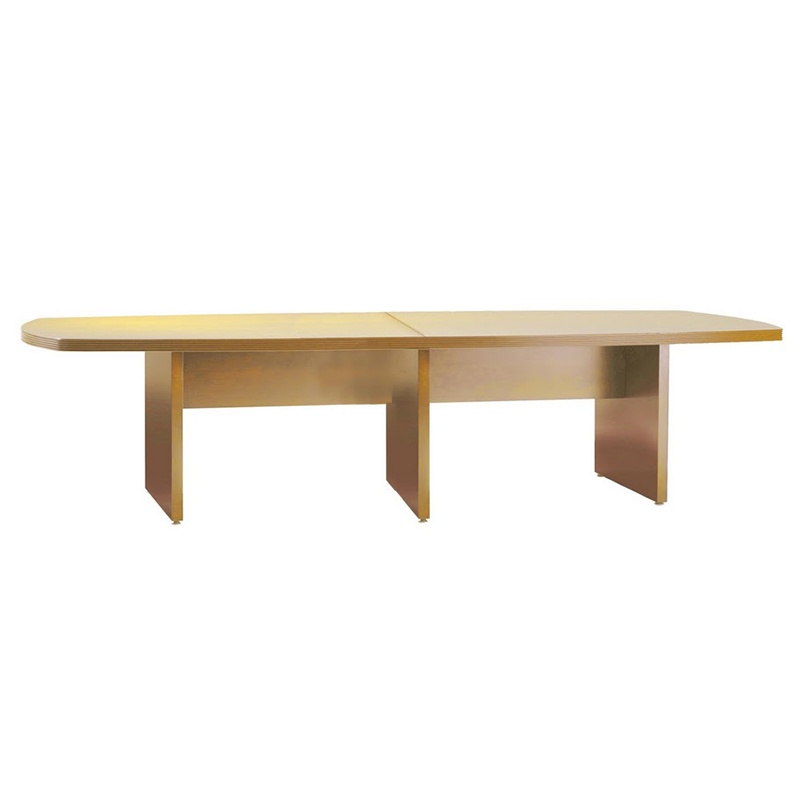 Mayline Luminary Ct48144 12 Ft Convex Conference Table Maple