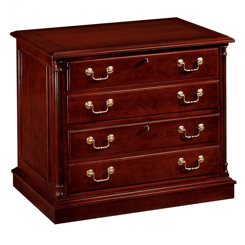 Dmi Keswick 36" W 2-drawer Lateral File Letter & Legal Cherry