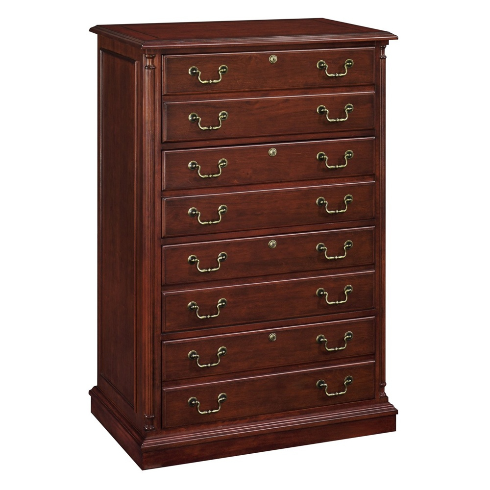 Dmi Keswick 36" W 4-drawer Lateral File Letter & Legal Cherry