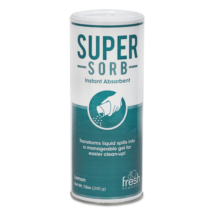 Fresh Products Super-sorb 720 Oz. Liquid Spill Absorbent 3" W X 3" L X 7.8" H