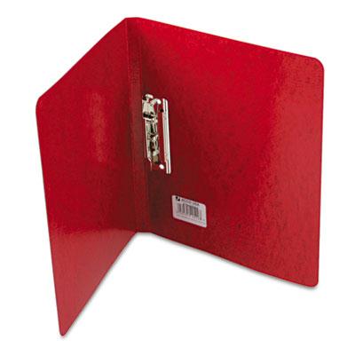Acco 5/8" Capacity 8-1/2" X 11" Presstex Grip Punchless Spring-action Clamp Binder Red