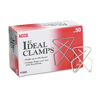Acco Small Steel Wire Ideal Clamps 50/box