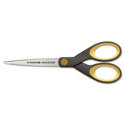 Westcott Non-stick Titanium Bonded Scissors 7" Length Yellow