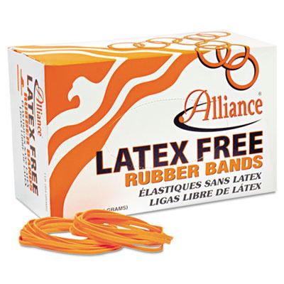 Alliance 7" X 1/8" Size #117b Non-latex Orange Rubber Bands 250/box