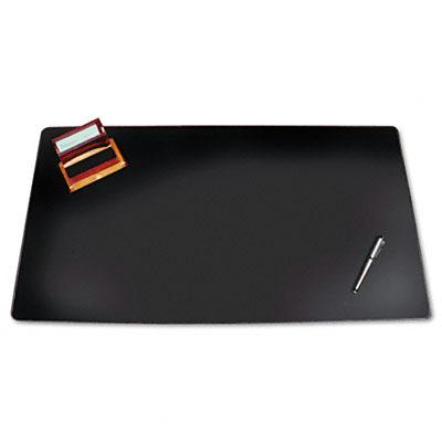 Artistic 20" X 36" Sagamore Desk Pad With Decorative Stitching Black