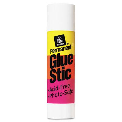 Avery .26 Oz Permanent Glue Stick Clear Application